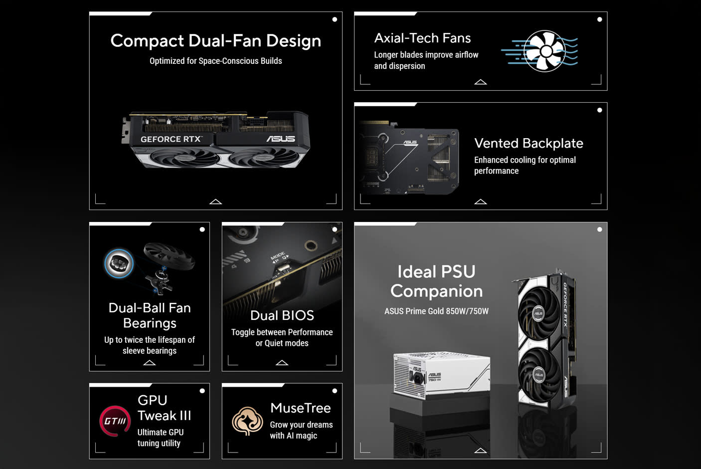 ASUS Dual GeForce RTX™ 5070 12GB GDDR7 OC Edition