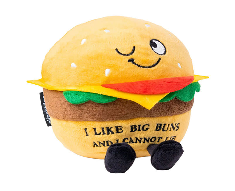 Λούτρινο Hamburger με κείμενο