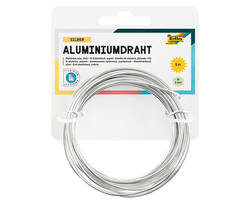 ΣΥΡΜΑ ΜΕΤΑΛΛΙΚΟ 2MM/5M ΑΣΗΜΙ FOLIA