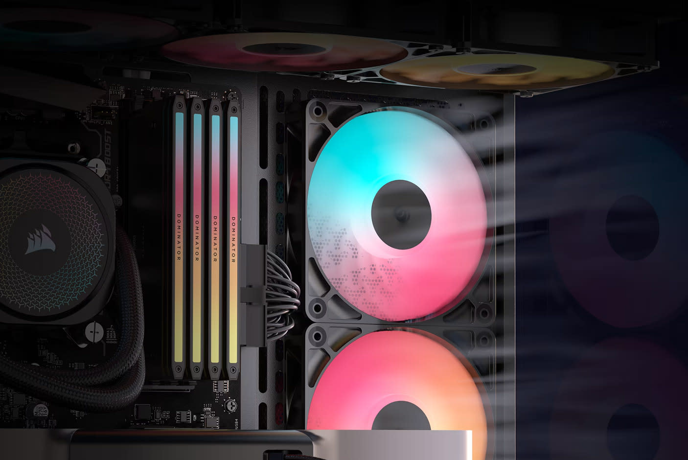 3x RS120-R ARGB Fans