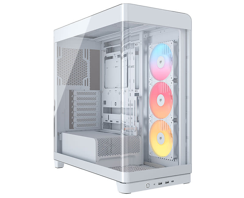 CORSAIR FRAME 4500X RS-R ARGB Panoramic Glass Mid-Tower PC Case WHT