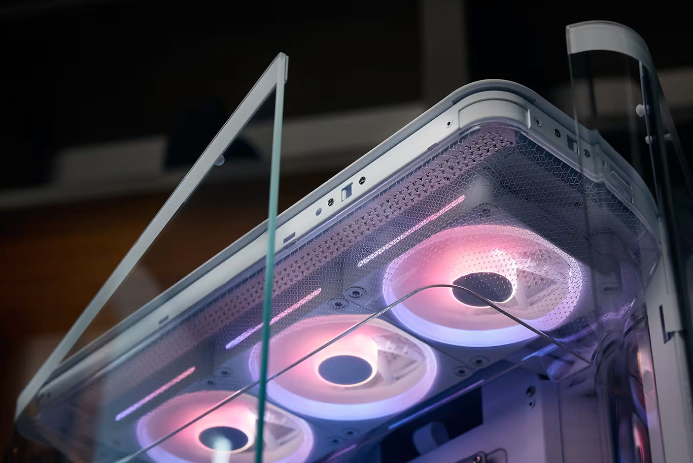 Dual Curved French Door Panels