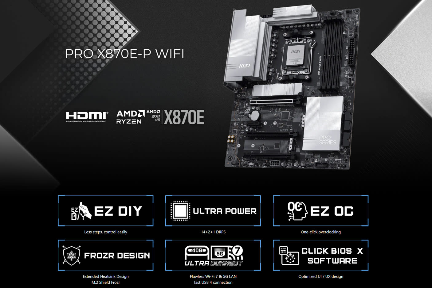 MSI PRO X870E-P WIFI