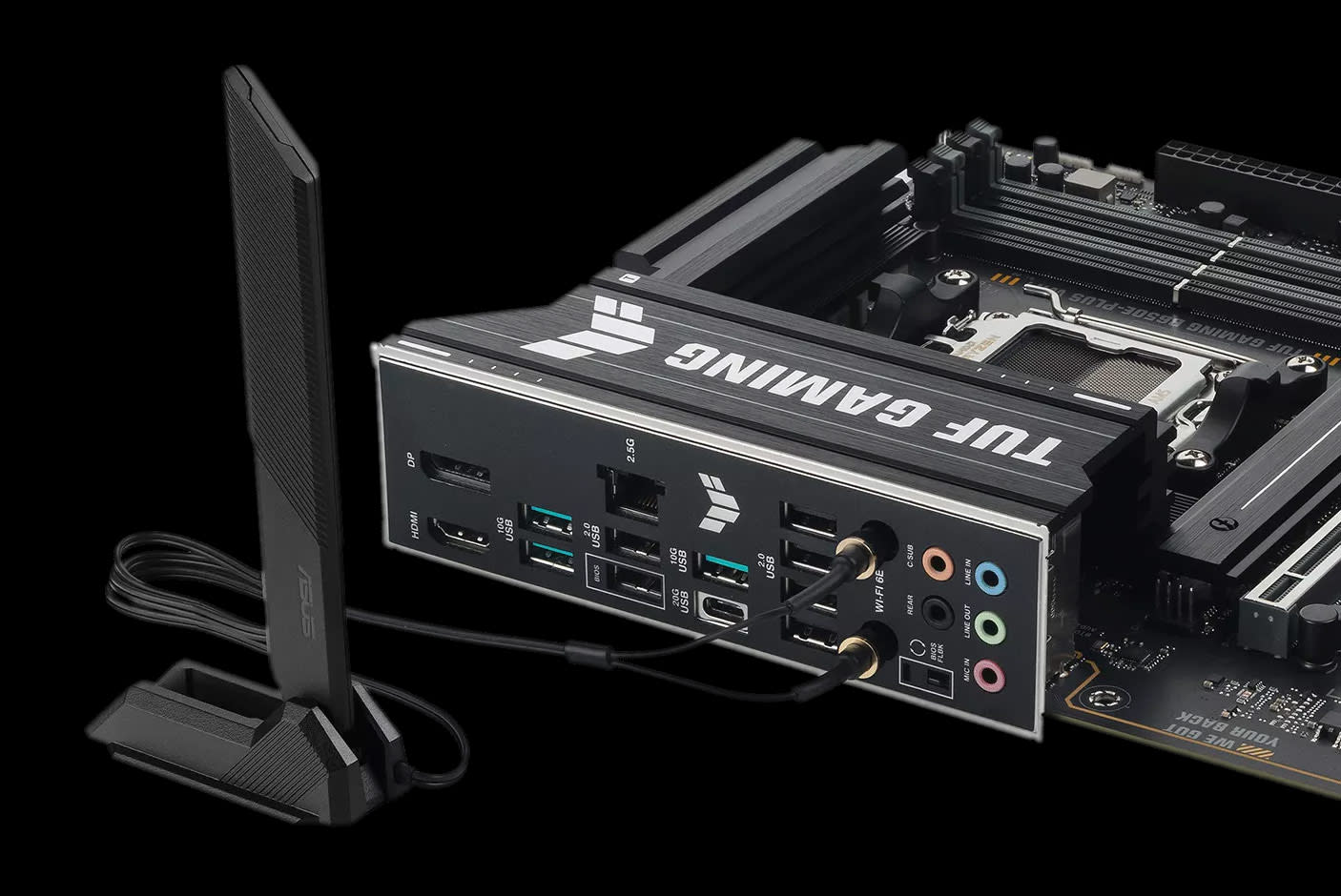 WiFi 6E & Realtek® 2,5GbE LAN