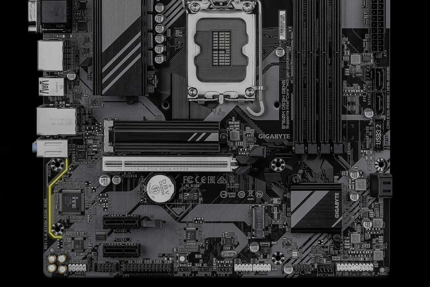 GIGABYTE B760M DS3H GEN5