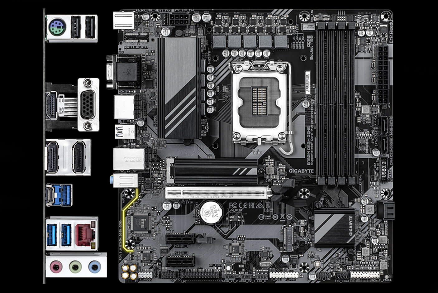 GIGABYTE B760M DS3H GEN5