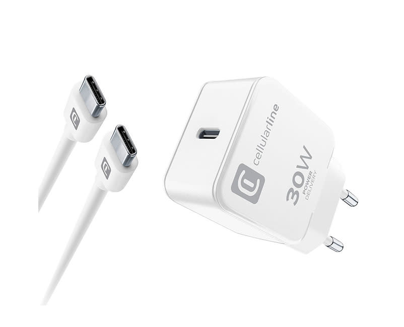 Cellularline USB-C Charger Kit 30W