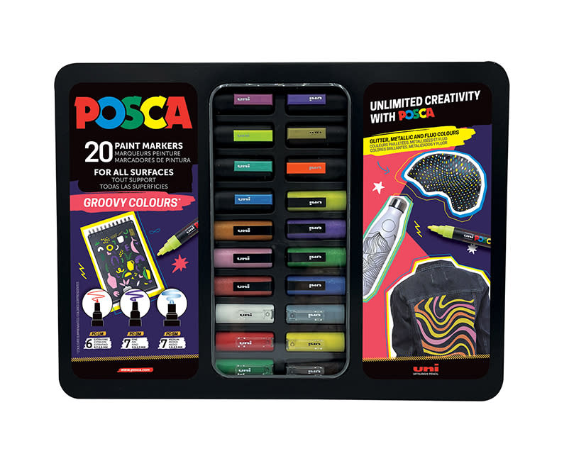 ΜΑΡΚΑΔ. ΖΩΓΡΑΦ. GROOVY COLOURS 20ΤΕΜ POS