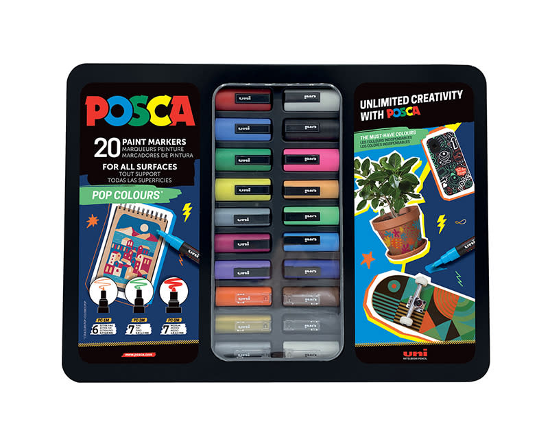 ΜΑΡΚΑΔ. ΖΩΓΡΑΦ. POP COLOURS 20ΤΕΜ POSCA