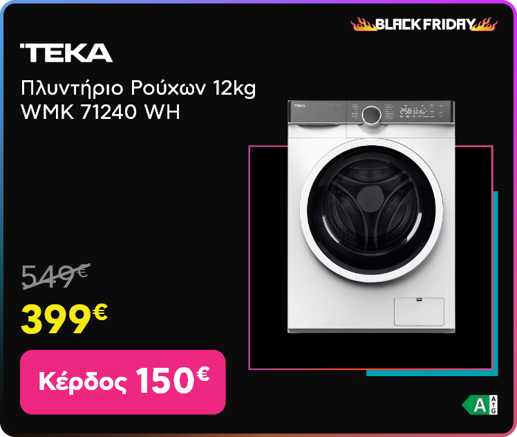 Black Friday σε Teka WMK 71240 WH Πλυντήριο Ρούχων
