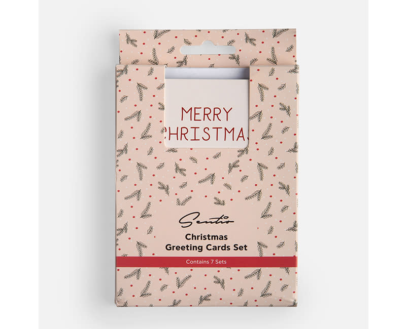 ΧΡΙΣΤΟΥΓ. ΕΥΧΕΤΗΡ. ΚΑΡΤΕΣ 7ΤΕΜ.SENTIO