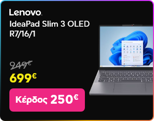 Black Friday σε Lenovo IdeaPad Slim 3 OLED R7/16/1