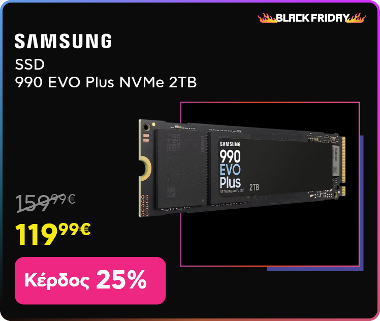 Black Friday σε Samsung 990 EVO Plus NVMe 2TB