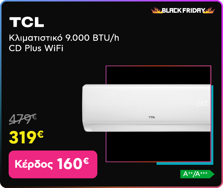 Black Friday σε TCL CD Series WiFi Standard 9k