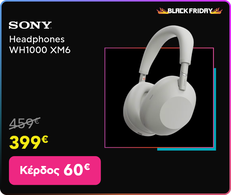 Black Friday σε Sony Headphones WH1000