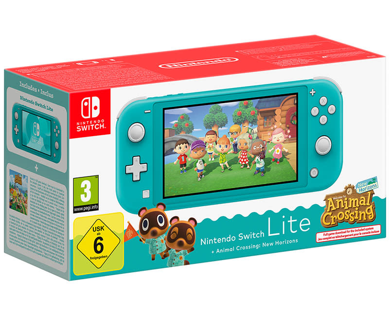 NS Lite – Animal Crossing NH Coral Isabelle