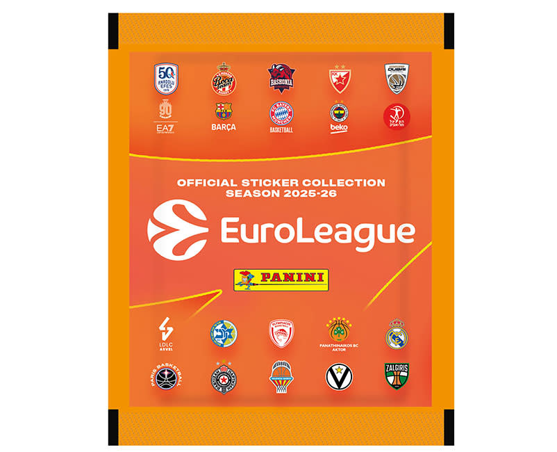 Euroleague 2026 Disp Αυτοκόλ Panini