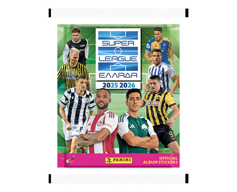Superleague 2026 Αυτοκόλ. Disp. Panini