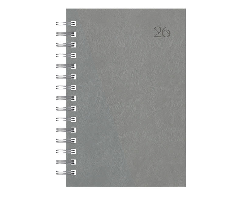 2026 ΗΜΕΡΟΛ ΗΜΕΡ ΣΠΙΡΛ 17x25 ΠΥΡ/ΚΟ ΓΚΡΙ