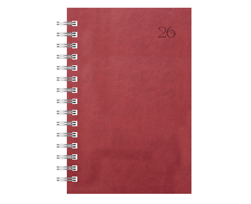 2026 ΗΜΕΡΟΛ ΗΜΕΡ ΣΠΡΛ 17x25 ΠΥΡ/ΚΟ ΜΠΟΡΝ