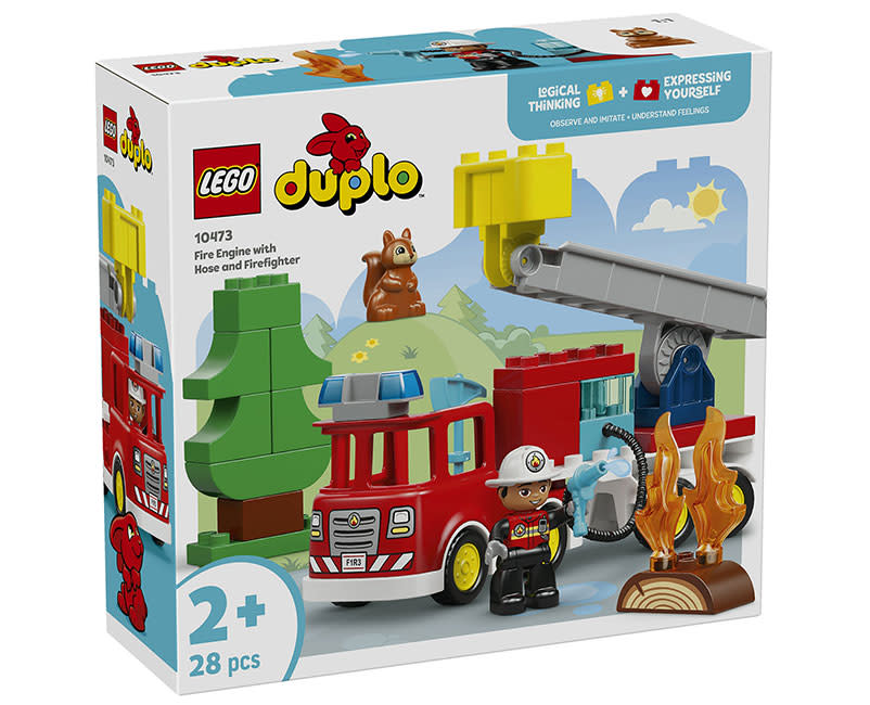 10473Fire Truck With Hose&Firefigh LEGO