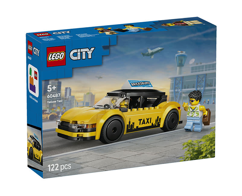 60487 Yellow Taxi LEGO