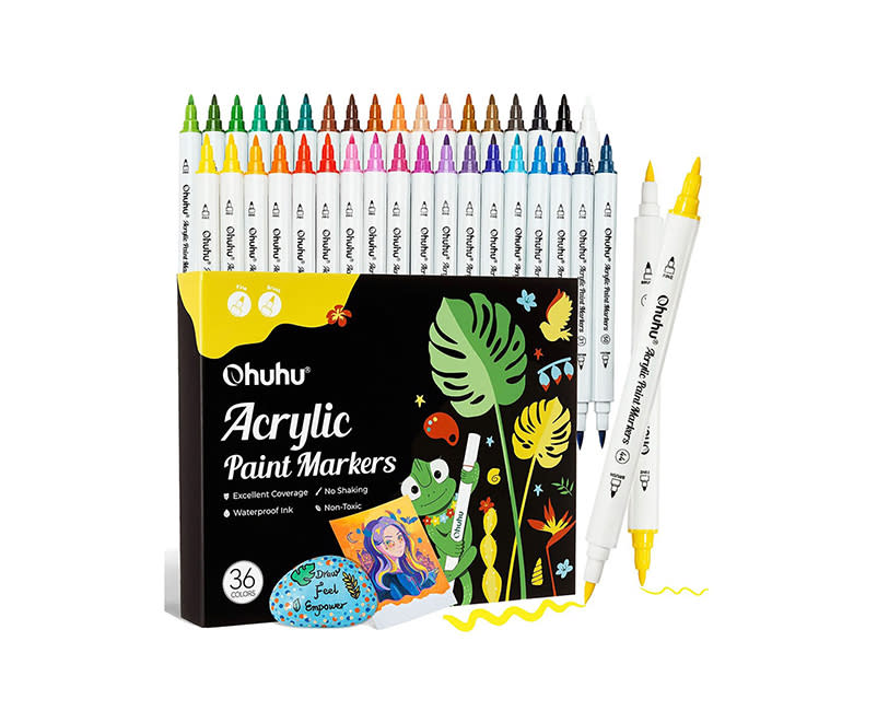 ΜΑΡΚΑΔΟΡΟΙ ΑΚΡΥΛΙΚΟΙ DUAL 36ΤΕΜ. OHUHU