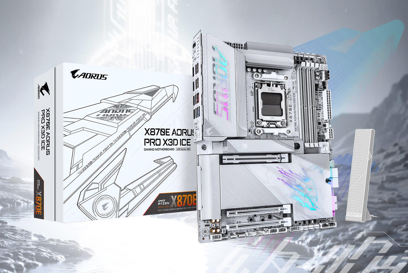 GIGABYTE X870E AORUS PRO X3D ICE