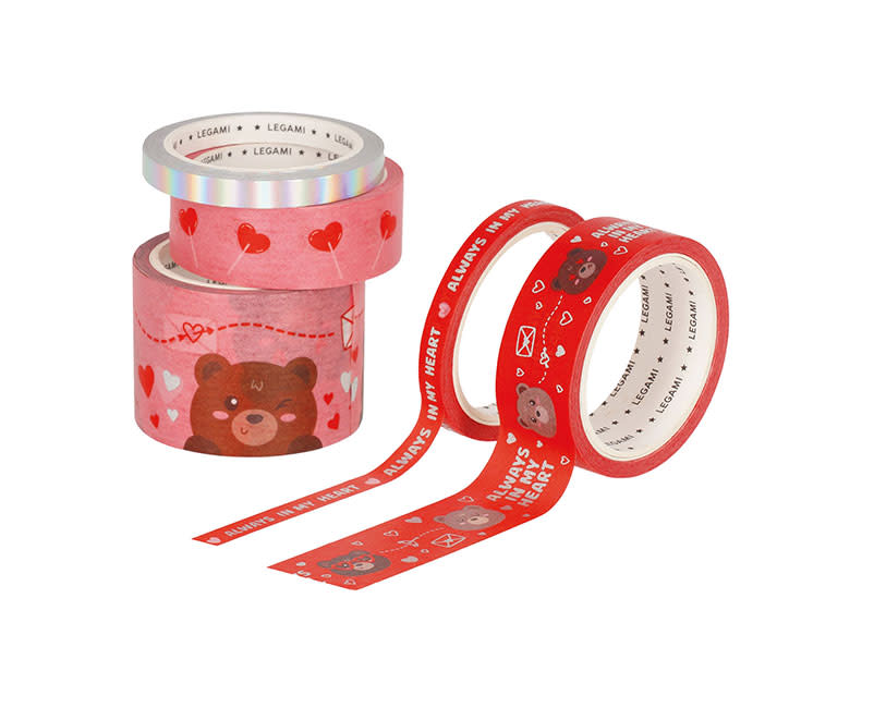 ΣΕΤ 5 WASHI TAPES TAPE BY TAPE LEGAMI