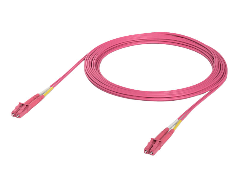 OM4 Duplex LC UPC Fiber Patch Cable 30m