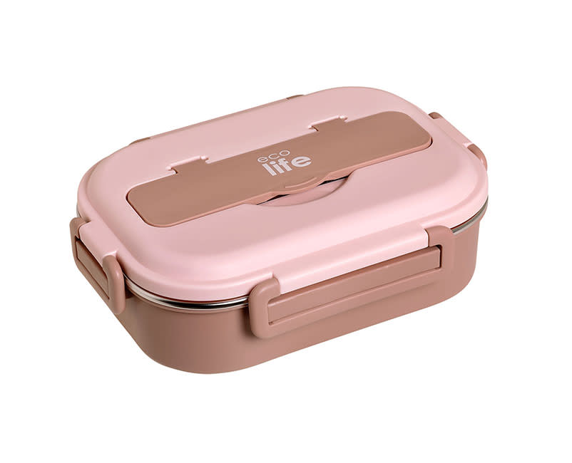 ΦΑΓΗΤΟΔΟΧΕΙΟ 3Θ 1LT- ΡΟΖ ECOLIFE