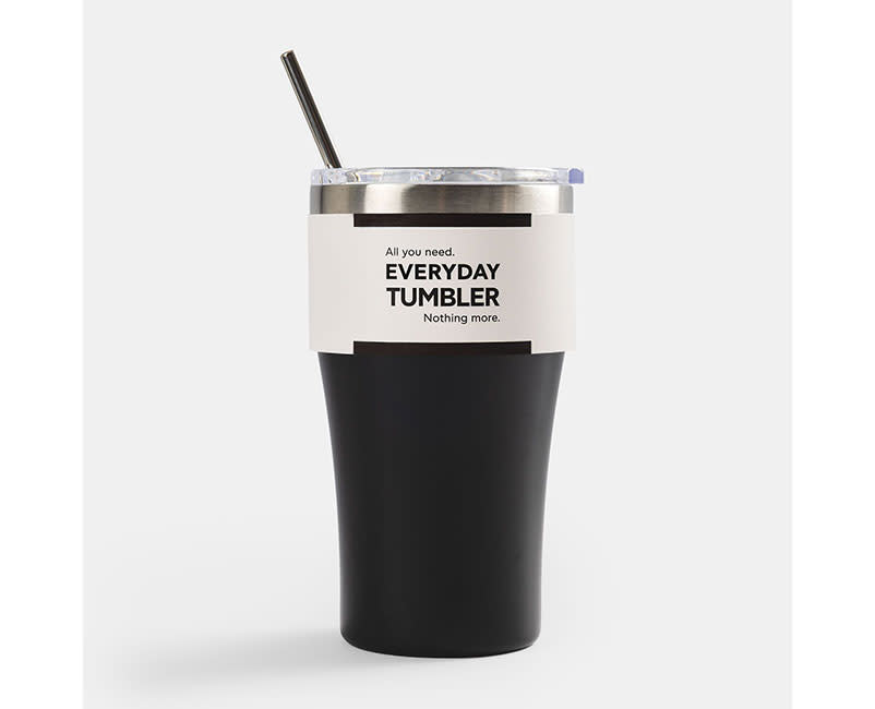 TUMBLER 500ML BLACK SENTIO