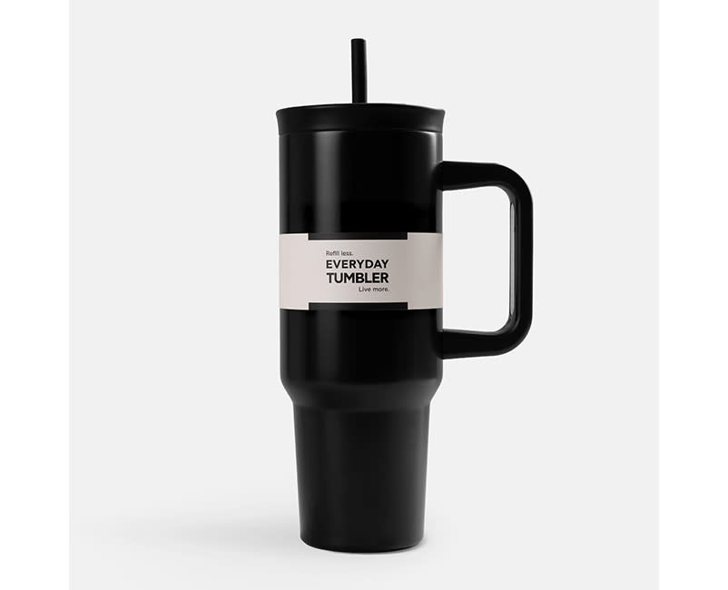 TUMBLER 1200ML BLACK SENTIO