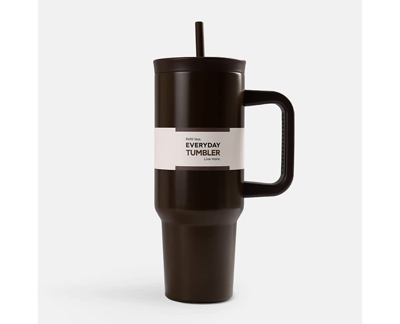 TUMBLER 1200ML BROWN SENTIO