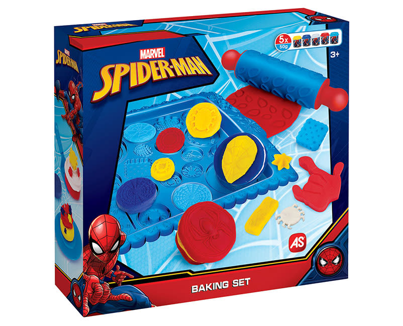 Σετ Πλασ,Φτιάχνω Μπισκ Με Τον Spider-Man