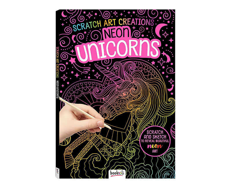 Scratch Art Creations Neon Unicorns