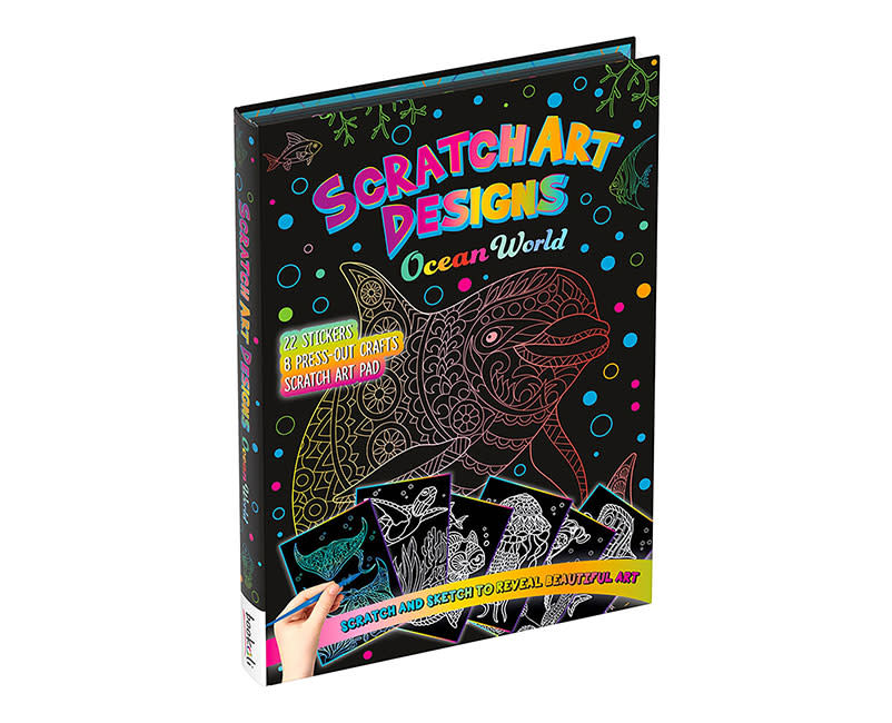 Craft Folders: Ocean Scratch Art