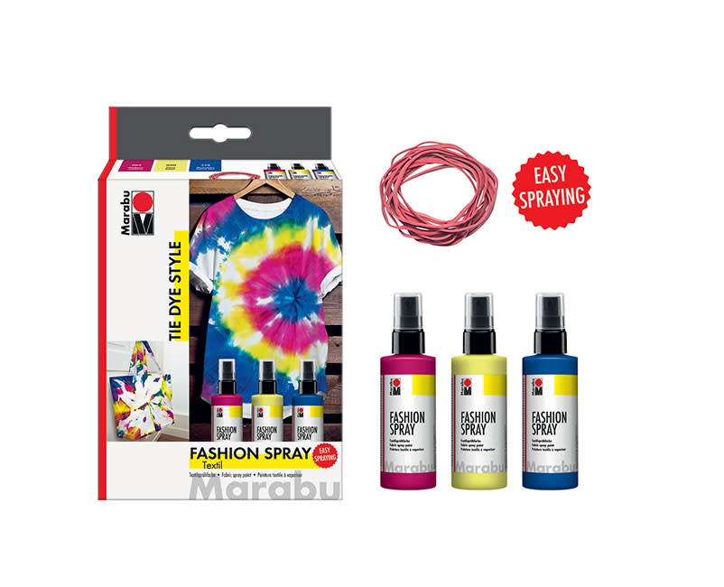 ΧΡΩΜΑΤΑ ΓΙΑ ΥΦΑΣΜΑ 3Χ100ML TIE DYE MARAB
