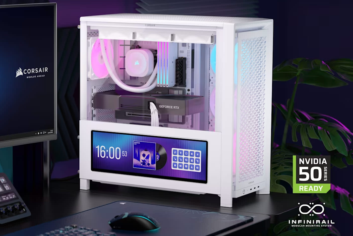 CORSAIR FRAME 4000D LCD RS ARGB Premium Mid-Tower PC Case