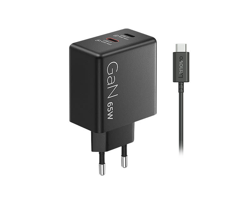 Lenovo Dual USB-C 65W GaN Charger