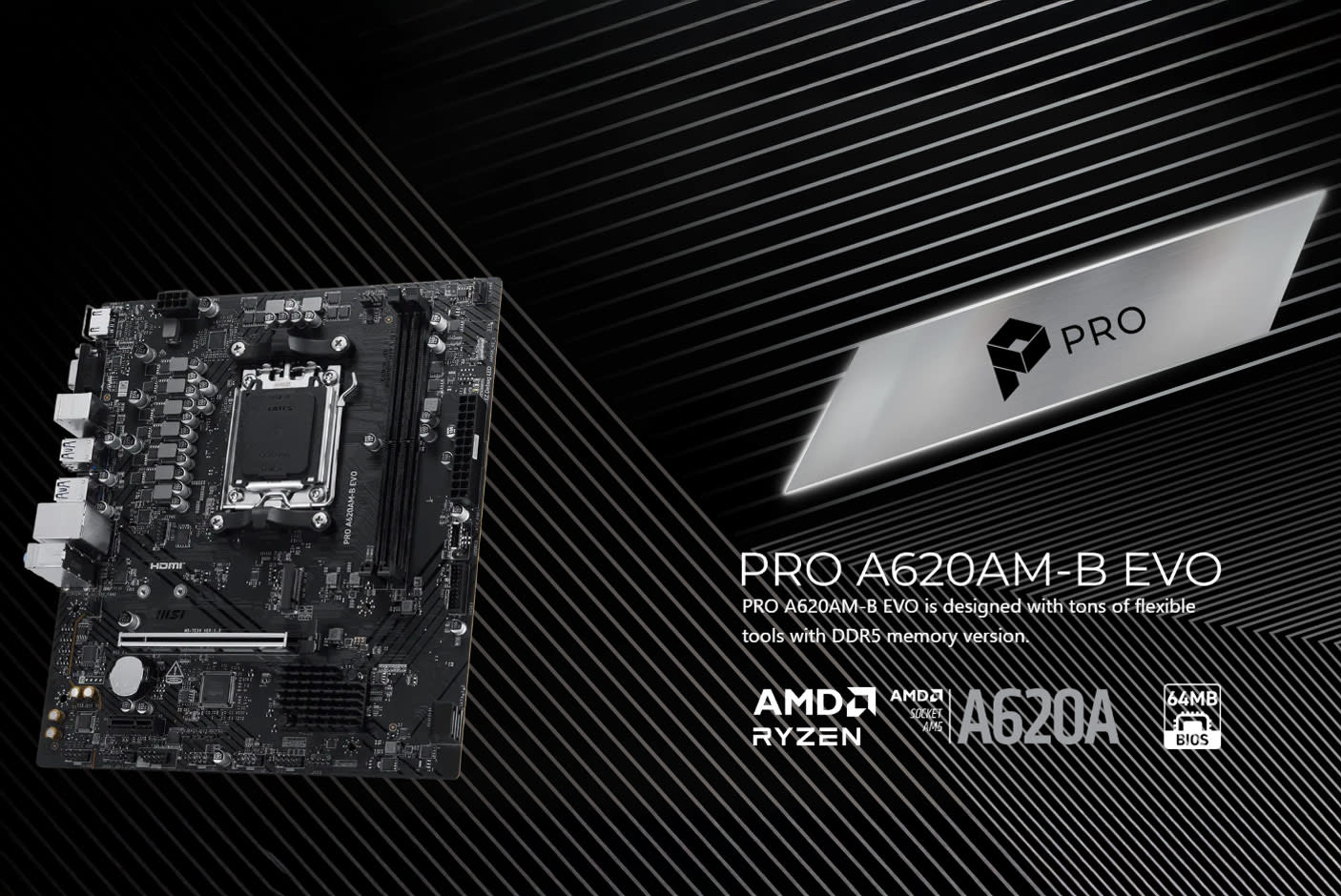 MSI PRO A620AM-B EVO