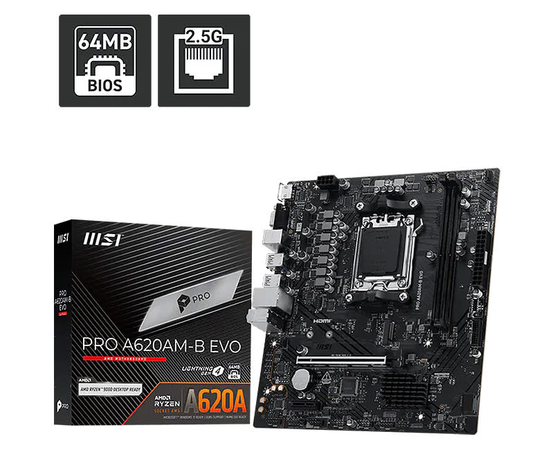 MSI PRO A620AM-B EVO