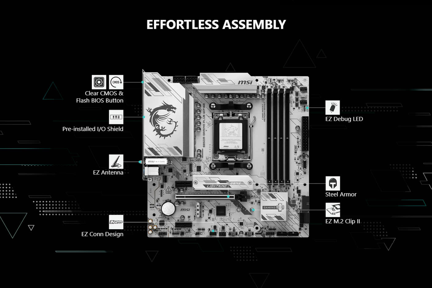 MSI B850M GAMING PLUS WIFI6E