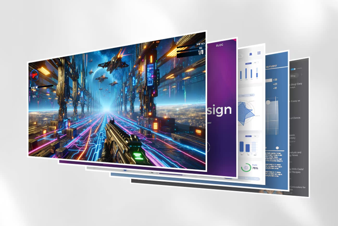 LG Monitor 22U401A-B