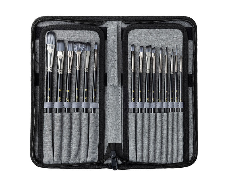 ΣΕΤ ΠΙΝΕΛΑ ΓΙΑ ΤΕΜΠΕΡΑ 15ΤΕΜ SENTIO