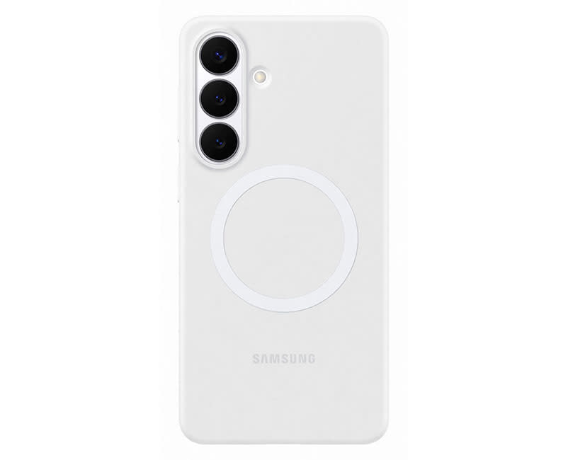 Samsung S26+ Silicone Magnet White