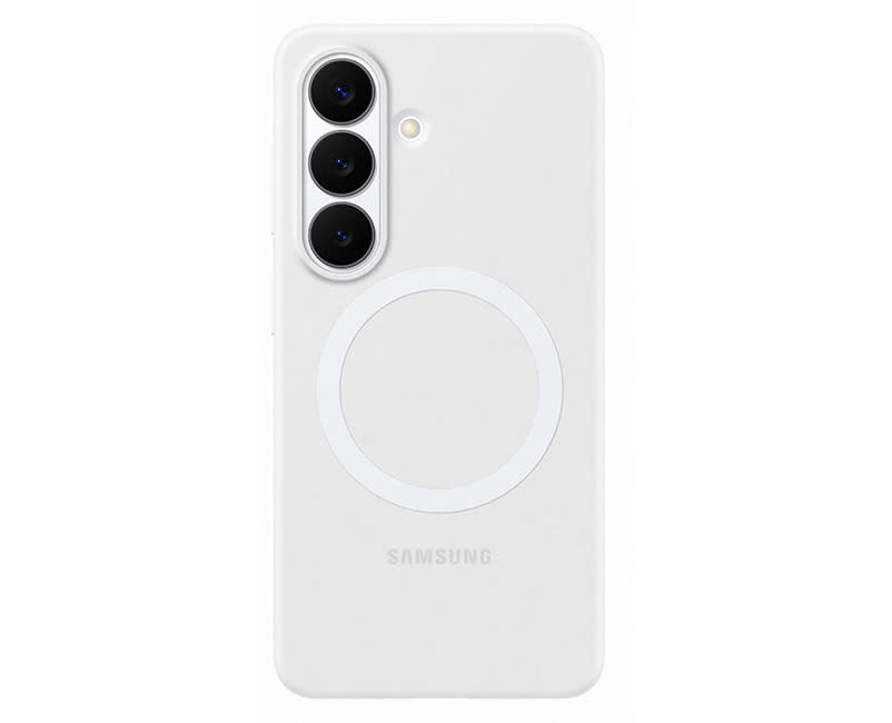 Samsung S26 Silicone Magnet White