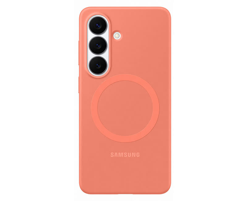 Samsung S26 Silicone Magnet Coralred
