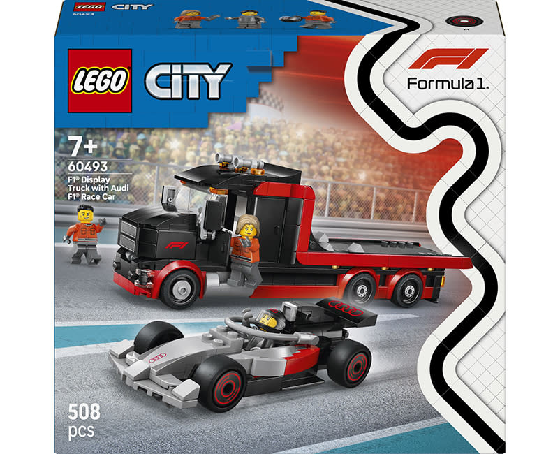 60493 F1®  Truck with Audi F1® Race Car