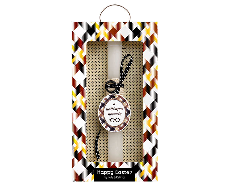 "Χειροπ. Λαμπάδα Μπρελόκ ""Παππούς"""